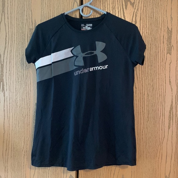 Girls XL Under Armour logo tee. - Picture 1 of 1